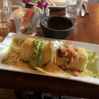Mexican Flag Burrito
