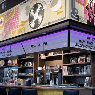 New store front with cool interior