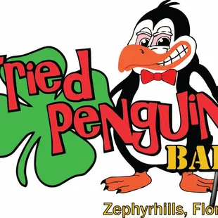 the logo for fried penguin