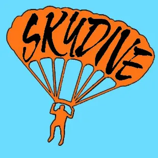 a person parachuding