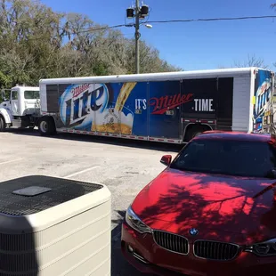 JJ Taylor products &amp; Pepin products (Budweiser) in addition to wine and well drinks.