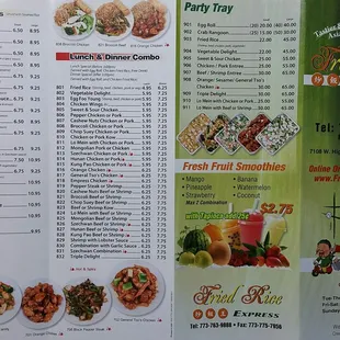 Menu 1 of 2 April 12, 2019