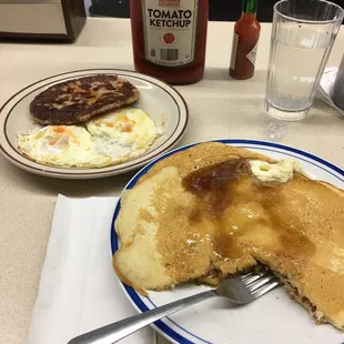 pancakes, food