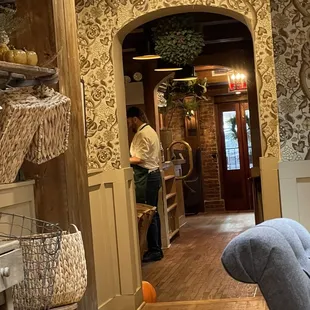 View of the front from my table