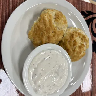 Biscuits and gravy