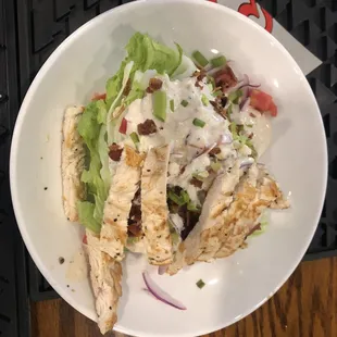 Wedge Salad with Grilled Chicken - a must have
