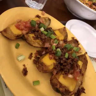 Potato skins already ate one haha