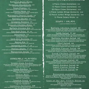 New Food Menu - Page 1