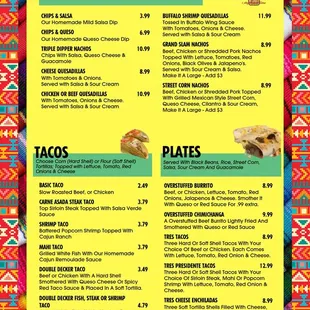 New Taco Menu - Page 1