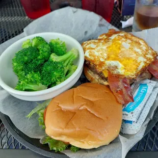 Hangover Burger was excellent today!