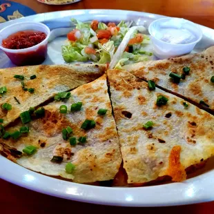 Full Quesadilla Menu