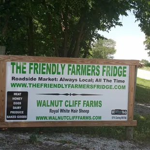 Welcome sign by the road