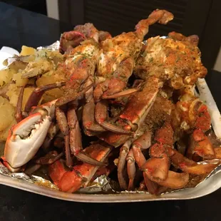 Garlic Blue Crab
