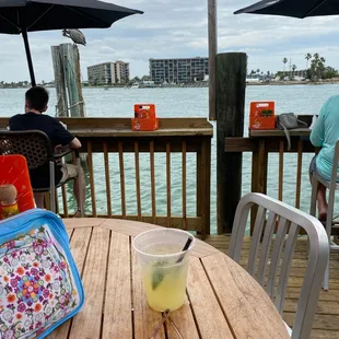 Margarita by Brittany the bartender!! Perfect!! Beautiful views!