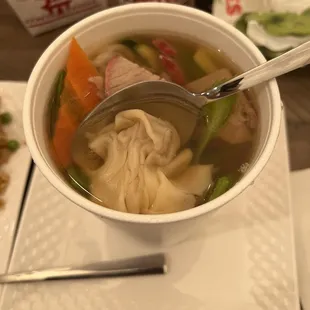 Wonton soup