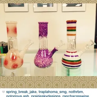 These bubblers are about 10" tall and great quality and only 30 bucks!