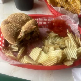 Mushroom Swiss Burger