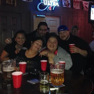 a group of people posing for a picture