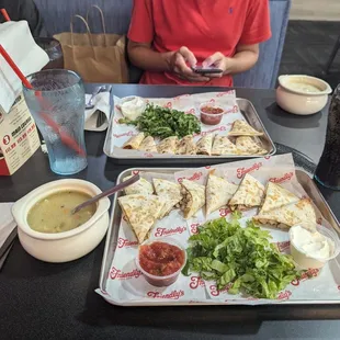 The quesadilla... very mediocre