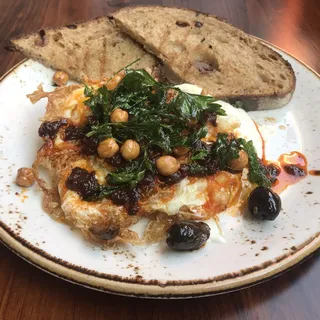 Olive Oil Fried Eggs