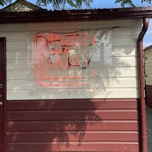 graffiti on the side of a building