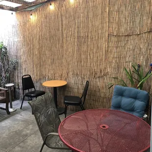 Patio seating