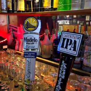 I&apos;ve cold  Modelo and IPA