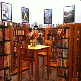 Inside the Friends Bookstore.