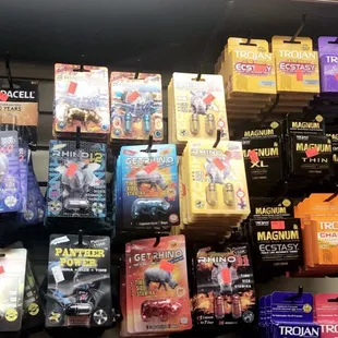 a variety of toys for sale