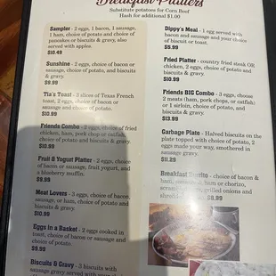 Breakfast served all day.... Ask for the menu!!