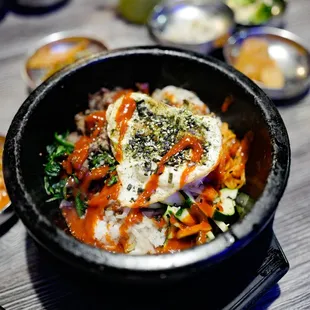 Dolsot bibimbap. Very delicious.