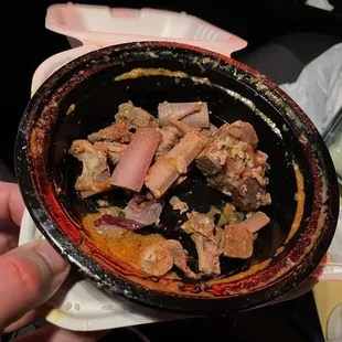 Bones from Goat Korma
