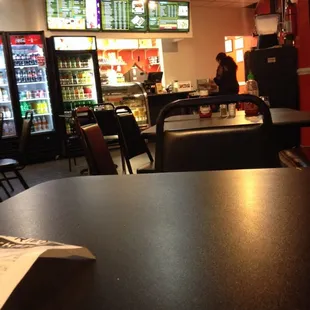 Picture from inside the place.