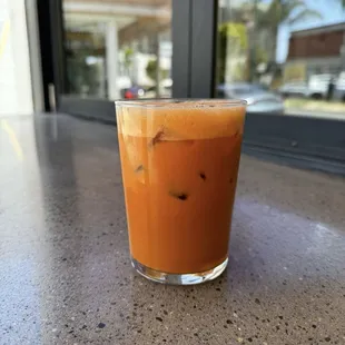 Thai tea latte