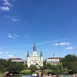 The church, from the top of the steps across the street.