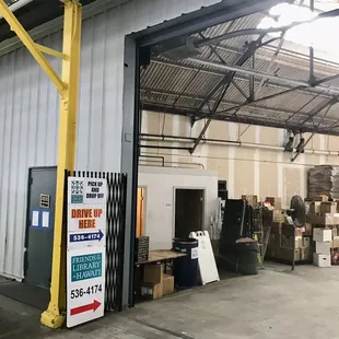 The old signage for drop offs or pick ups was a little vague.