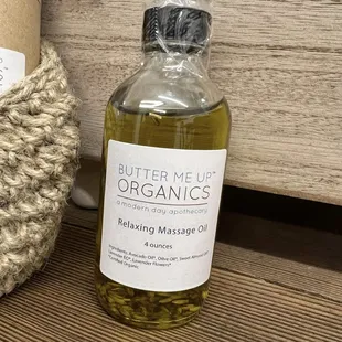 buttermeup organics relaxing massage oil