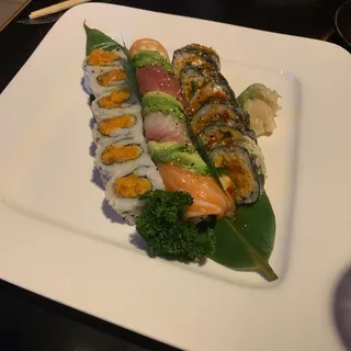 Crunchy Spicy Salmon Maki Roll