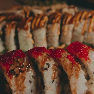 Specialty sushi rolls