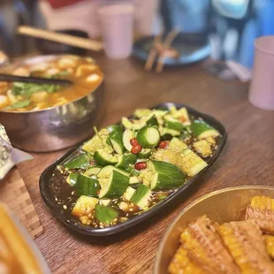 Cucumber w/Garlic Sauce ($10.99)
