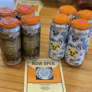 Seasonal beer selections!