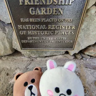 Marker at the Tea House