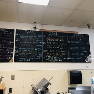 donuts, menu