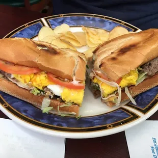 German steak sandwich