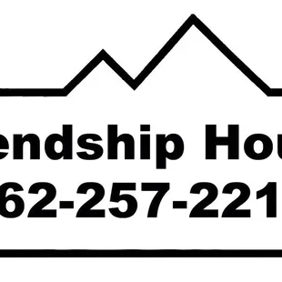 the logo for friendship house