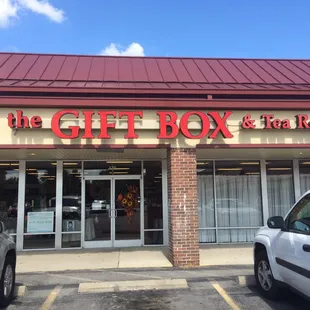 the front of the shop