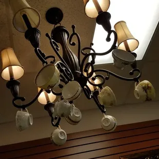 a chandelier