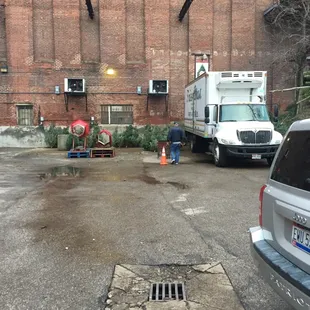 Christmas tree operation in the back