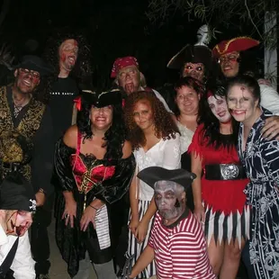 Some of the cast and crew for Scurvy Island. Great times