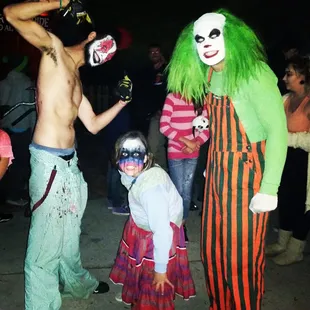 Wandering around jumping over fences and chasing you